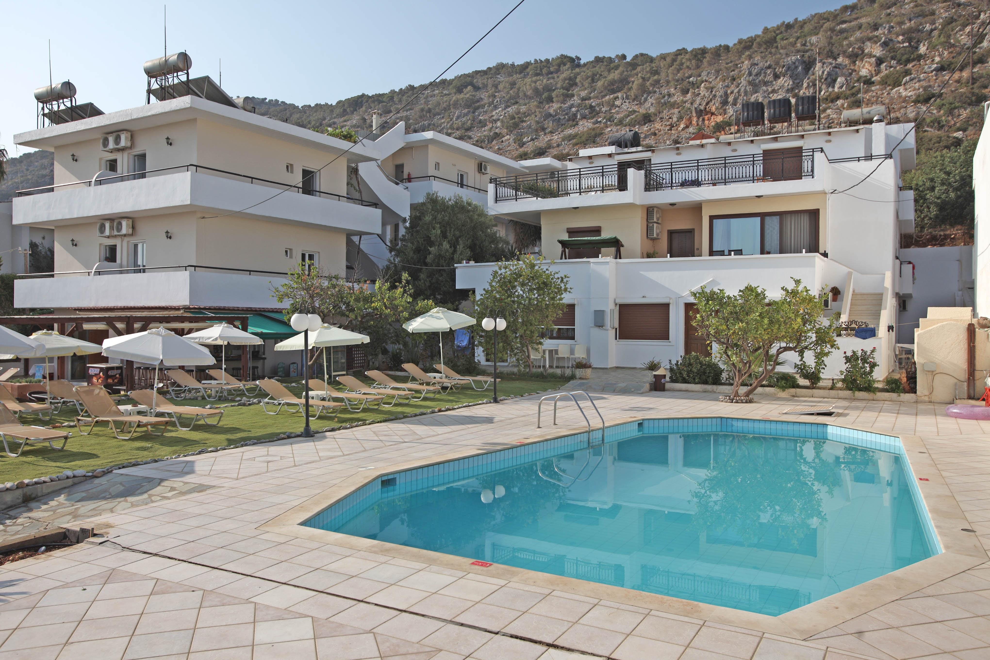 Iraklis Apartments Stalida Exterior foto